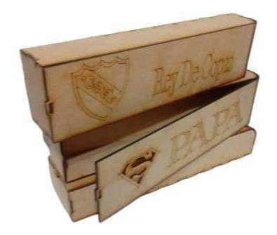 Caja P/ Cuchillo Fibrofacil Grabada Dia Del Padre
