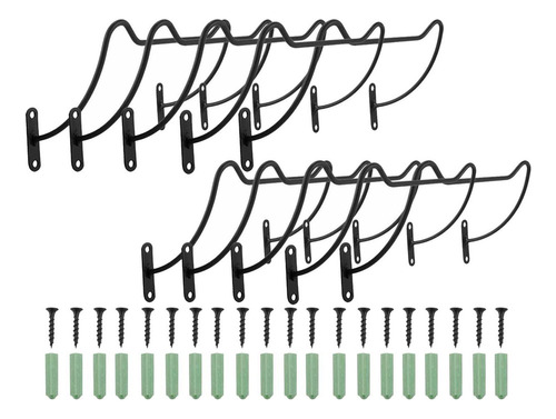 10 Unidades Montadas En Estantes De Hierro Soporte De