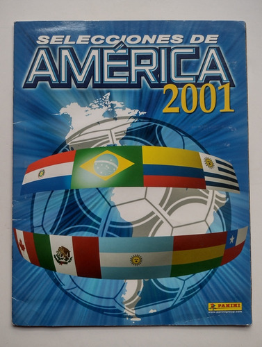 Copa América 2001 Album Figuritas Panini Antiguo Coleccion