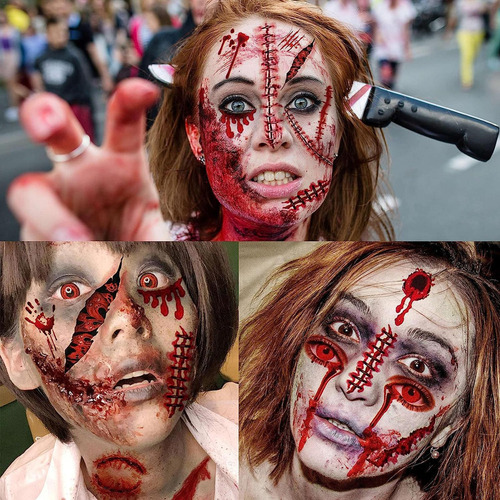 Calcomanías De Maquillaje Para Cara Pegatinas Para