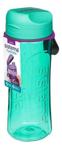 Botella Hidratacion Trekking Sistema Swift 600ml New Zealand Color Aguamarina