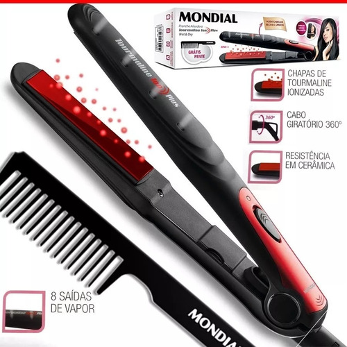 Imagem 2 de 9 de Secador De Cabelo Philco 3700 Ion Difusor + Prancha Cerâmica