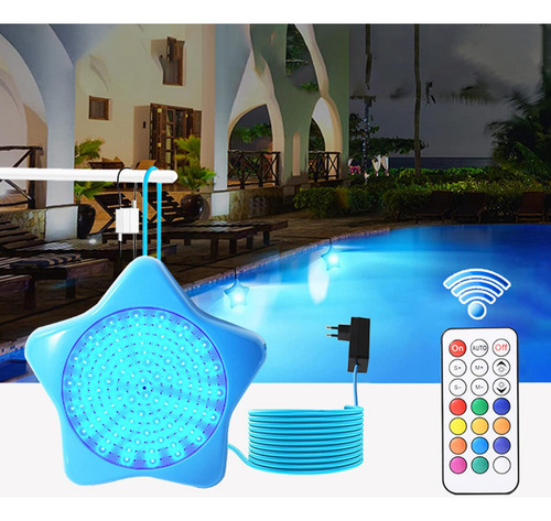 Luz Submersível Rgb, Lâmpada Noturna De Piscina,