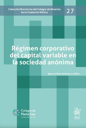 Libro Regimen Corporativo Del Capital Variable En La Soc Nvo