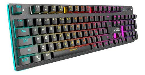 Teclado Kalley Alámbrico Gamer Pro Color del teclado Negro Idioma 1
