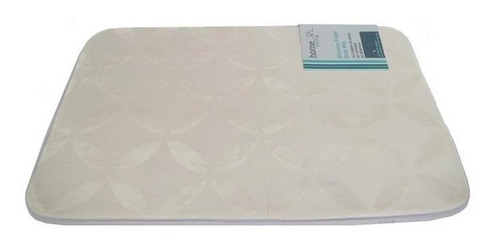 Alfombra Microfibra 50 X 77 Cm Circulos Grises