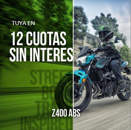 Kawasaki Z400 12 Cuotas Sin Interes Permuto No Yamaha Mt03