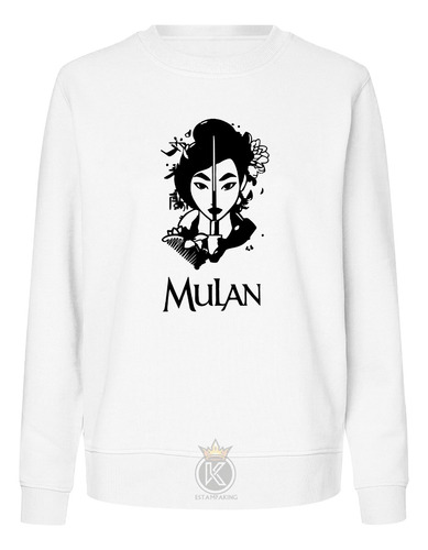 Poleron Polo Princesa Mulan - Mujer Guerrera - Serie - Gpstore