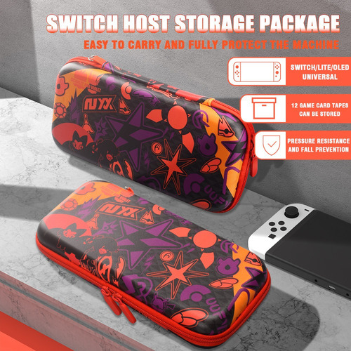 Kit De Funda Para Nintendo Switch Oled Con Accesorios