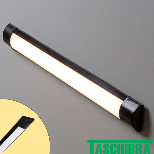 Kit 4 Luminaria Slim Preta 36w Sobrepor 100cm Neutra 4000k