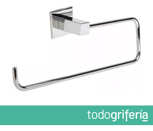 Toallero Abierto Accesorio Baño Ottone Qubic Cromo 1025.1