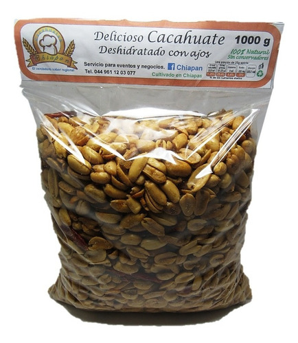 Cacahuate Deshidratado Con Ajos 8 Kg De Chiapas Con EnvĂo