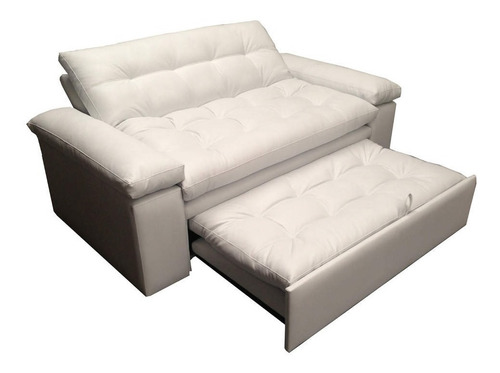 Sofacama Rochester Ecocuero Blanco