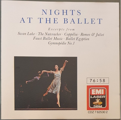 Cd Nights At The Ballet - Romeo And Juliet Swan Lake Ballet