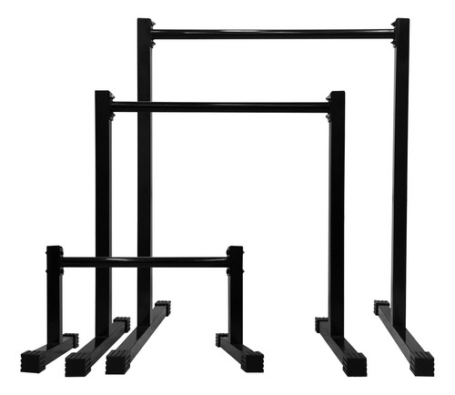 Kit Barras Paralelas Dip Triceps Crosfit Gde/med/ch Uso Rudo