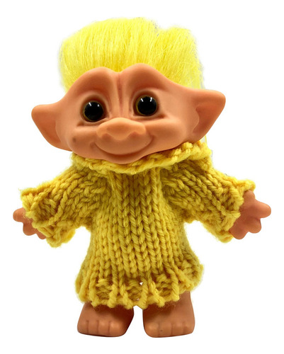 Muñecos Trolls Trolls Juguetes Figurita Cabello Amarillo