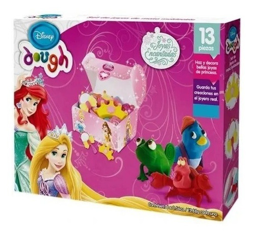 Conjunto De Jóias Massinha Encantadas Princesas Disney Toyng