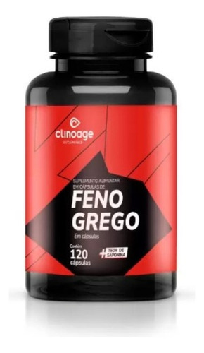 Feno Grego 120 Caps Sabor Sem Sabor