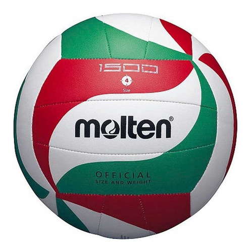 Balón Voleibol Volleyball 1500 Cosido Pvc # 4 Molten