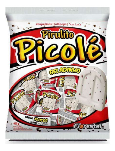 Pirulito Picole Flocos 550g