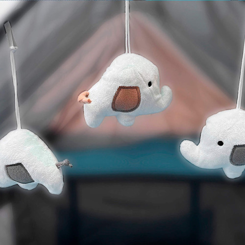 Imagen 7 de 8 de Practicuna Megababy Premium Mosquitero+luz+musica+bolso