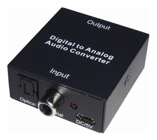 Convertidor De Audio Digital A Analogico Optico Coaxial