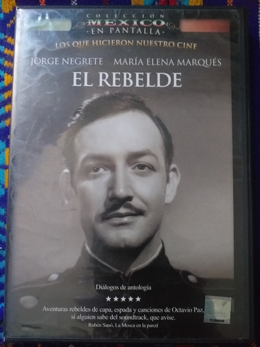 Jorge Negrete Dvd El Rebelde 