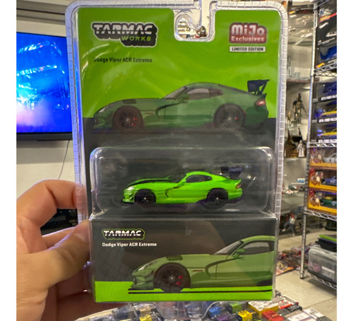 Tarmac Works Global64 Dodge Viper Acr Extreme Mijo Ex. 1/64 Color Verde