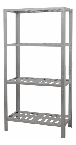 Anaquel Marimba 100% Acero Inoxidable Mindejal 90x45x180 Cm