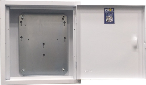 Quadro Distribuição Sobrepor Com Kit Trifásico 16c Din 100a Cor BRANCO RAL 9003 - WEG