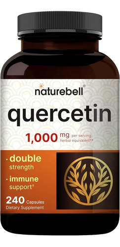 Naturebell Quercetina 1000 Mg Por Porcion, 240 Capsulas, Vit