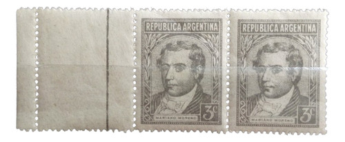 Argentina, Sello Gj 889cz 3c Moreno Complem 1946 Mint L14923