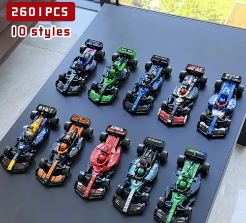 Incrivel Coleção Com 10 Carros De Corrida F1 Com 2601 Peças 2601 Coleção De F1