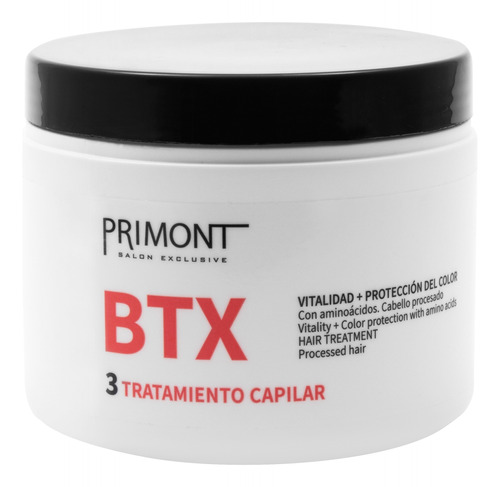 Primont Btx Máscara Capilar Reestructurante Pelo Dañado 500g