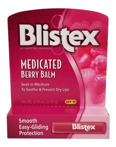 Blistex Blsamo Labial Medicado Spf 15 Berry - 0.15 Oz