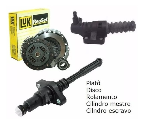 Kit Embreagem Siena 2004 1.0 1.3 Fire Com Atuador Cilindro