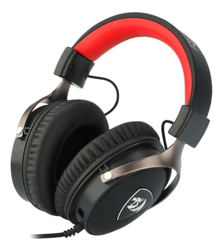 Auricular Gamer Redragon H520 Icon Multiplataforma Pc Ps4 Color Negro