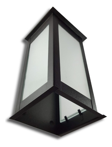 Farol Exterior De Pared Hierro Led E27