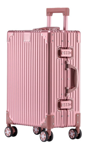 Maleta Carry On Chica Cabina De Aluminio Rigida 4 Ruedas