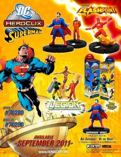 Dc Heroclix Superman Clixbrick Paquetes De 10 Elevadores.