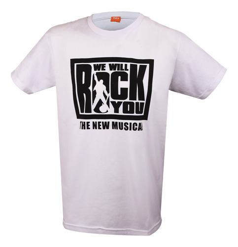 Remera Spt Hombre The New Musical Manga Corta Blanca