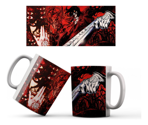 Mug Hellsing 11 Oz - Blanco