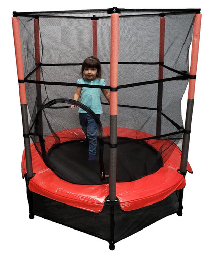 Trampolin Mini Brincolin Infantil Con Red De Seguridad 1.4m