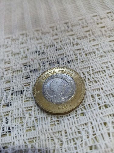 Moneda De $20 100 Años Del Ejército Mexicano 