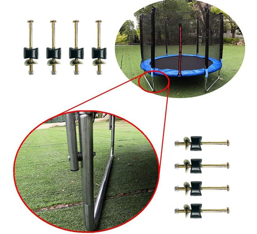 Accesorios Para Trampolín Tornillos De Repuesto Largos 4 Pie