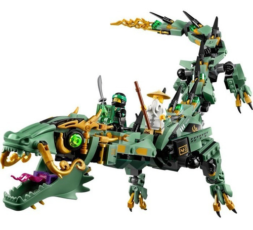Lego Ninjago Movie Green Ninja Mech 70612 Dragon 544 Piezas