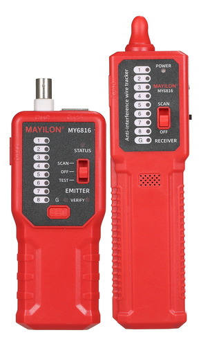 Probador De Cables De Red Digital Silencioso Con Buscador