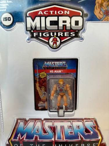 Set De 4 Action Micro Figures De Masters Of The Universe (Usado)