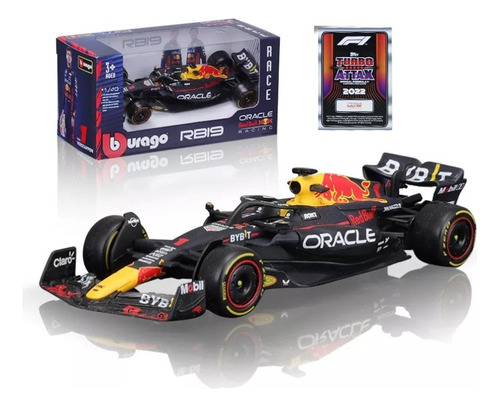 Z Coche Miniatura Bburago 2023 Redbull F1 Rb19 #1