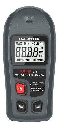 Medidor De Luz Digital Fotómetro Lux Tester Bside L1 High